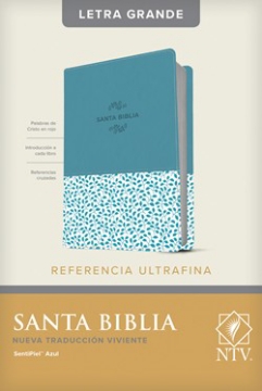 Mostrar detalles de Santa Biblia NTV, Edicion de referencia ultrafina, letra grande (Semipiel, Azul) Imagen de Santa Biblia NTV, Edicion de referencia ultrafina, letra grande (Semipiel, Azul)