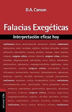 Mostrar detalles de Falacias exegeticas Imagen de Falacias exegeticas