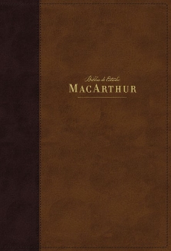 Mostrar detalles de Biblia de Estudio MacArthur NBLA, Leathersoft, Cafe, Con Indice Imagen de Biblia de Estudio MacArthur NBLA, Leathersoft, Cafe, Con Indice