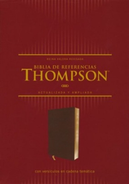 Mostrar detalles de Reina Valera Revisada, Biblia de Referencia Thompson, Leathersoft, Cafe Imagen de Reina Valera Revisada, Biblia de Referencia Thompson, Leathersoft, Cafe