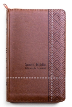 Mostrar detalles de Santa Biblia de Promesas Reina-Valera 1960 / Tamaño Manual / Letra Grande / Piel Especial con Cierre / Café Imagen de Santa Biblia de Promesas Reina-Valera 1960 / Tamaño Manual / Letra Grande / Piel Especial con Cierre / Café