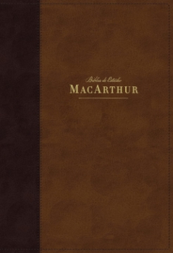 Mostrar detalles de Biblia de Estudio MacArthur NBLA, Leathersoft, Cafe Imagen de Biblia de Estudio MacArthur NBLA, Leathersoft, Cafe