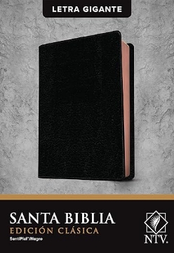 Mostrar detalles de Santa Biblia NTV, Edicion clasica, letra gigante (Semipiel, Negra) Imagen de Santa Biblia NTV, Edicion clasica, letra gigante (Semipiel, Negra)