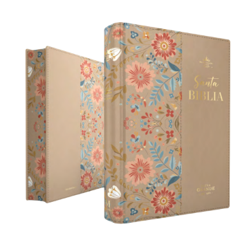 Mostrar detalles de Biblia RVR1960 Portatil Letra Grande - Flores crema Imagen de Biblia RVR1960 Portatil Letra Grande - Flores crema