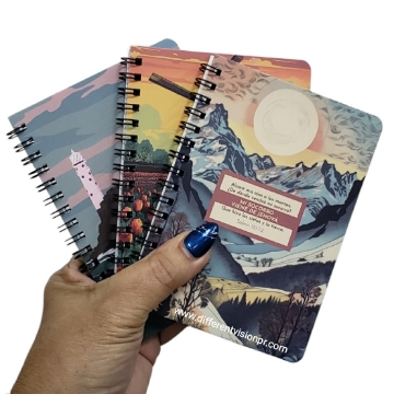 Mostrar detalles de Pack 3 libretas Paisajes vintage Imagen de Pack 3 libretas Paisajes vintage