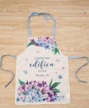Mostrar detalles de Delantal/mandil de algodón. La mujer sabia edifica Imagen de Delantal/mandil de algodón. La mujer sabia edifica