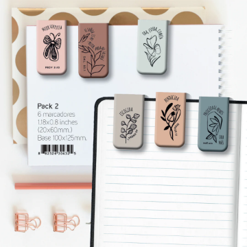 Mostrar detalles de Marcadores magnéticos | Pastel Imagen de Marcadores magnéticos | Pastel