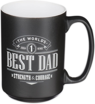 Mostrar detalles de The World's Best Dad Ceramic Coffee Mug - Joshua 1:9 Imagen de The World's Best Dad Ceramic Coffee Mug - Joshua 1:9