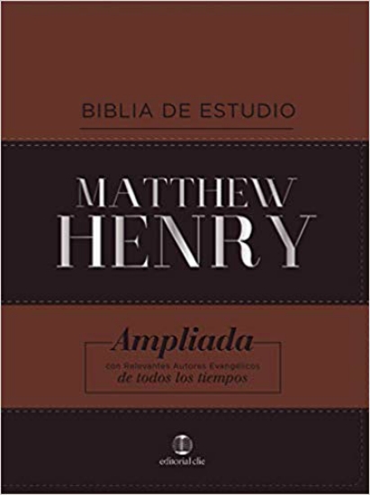 Imagen de Biblia de Estudio Matthew Henry RVR (semi-piel)