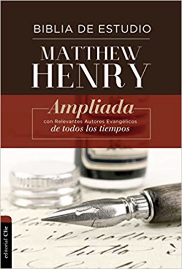 Imagen de Biblia de Estudio Matthew Henry RVR  (tapa dura)