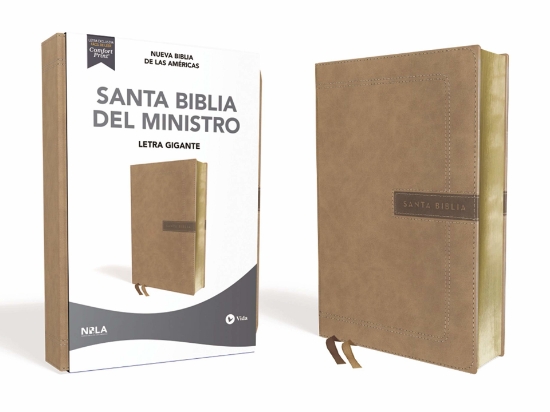 Imagen de Santa Biblia del Ministro NBLA (beige, letra gigante)