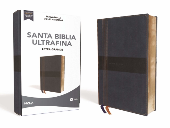 Imagen de Santa Biblia Ultrafina NBLA (azul, letra grande)