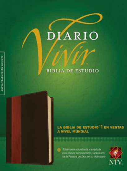 Imagen de Biblia de estudio del diario vivir NTV (Semipiel, Cafe - Cafe claro)