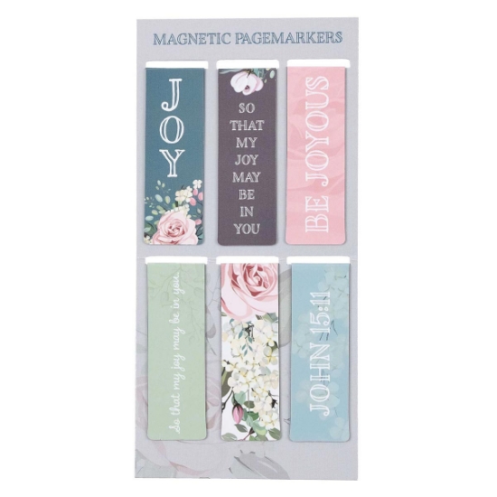 Imagen de That My Joy May Be In You Magnetic Bookmark Set - John 15:11
