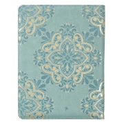 Imagen de Hope & a Future Powder Blue Faux Leather Portfolio Folder - Jeremiah 29:11