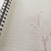 Imagen de It Is Well Large Wirebound Journal in Navy