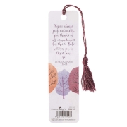 Imagen de Begin Each Day with a Grateful Heart Boomark with Tassel