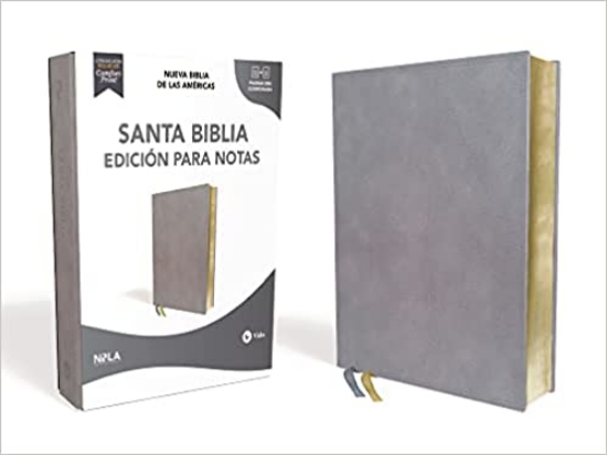 Imagen de Santa Biblia Edicion para Notas NBLA (Leathersoft Azul Pizarra)