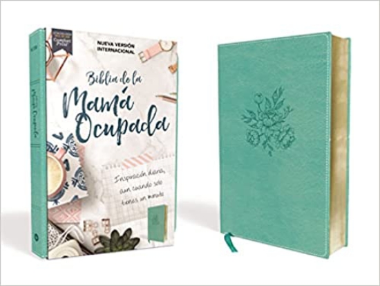Imagen de Biblia de la Mama Ocupada NVI, Leathersoft, Turquesa, Edicion Letra Roja