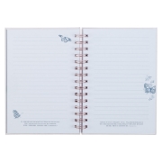 Imagen de Strength & Dignity Pink Butterfly Garden Large Wirebound Journal - Proverbs 31:25