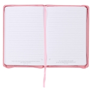 Imagen de My Strength and My Song Pink Faux Leather Classic Journal with Zippered Closure - Psalm 118:14