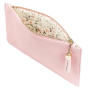 Imagen de Trust in the Lord LuxLeather Pouch in Blush - Proverbs 3:5