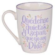 Imagen de Quedense Quietos y Sepan Salmos Taza Ceramica – Salmos 46:10