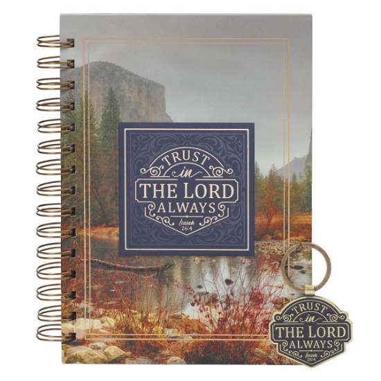 Imagen de Trust in the LORD Journal and Key Ring Boxed Gift Set - Isaiah 26:4