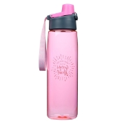 Imagen de Grateful Heart Plastic Water Bottle in Pink