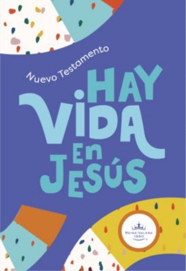 Imagen de Nuevo Testamento RVR1960 Hay vida en Jesus (niños colores)