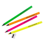 Imagen de 4 Piece Assorted Colors Jumbo Dry Highlighter Bible Markers with Sharpener