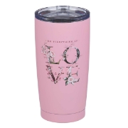 Imagen de Do Everything In Love Stainless Steel Mug in Pink