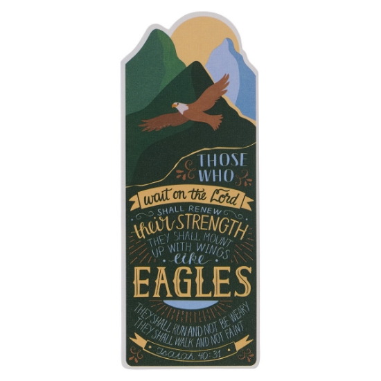 Imagen de Strength Like Eagles Mountain Premium Cardstock Bookmark - Isaiah 40:31