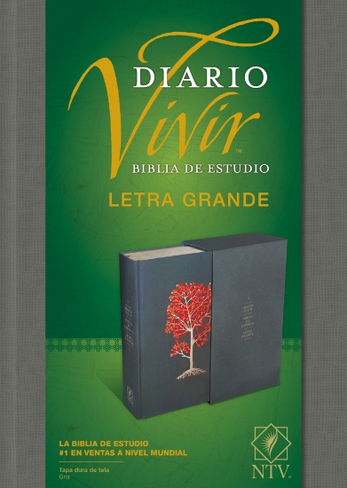 Imagen de Biblia de estudio del diario vivir NTV Letra Grande Tela Diseño Arbol