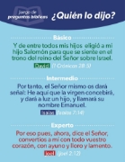 Imagen de Cartas Biblicas Quien lo dijo