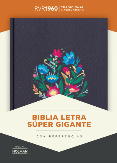 Imagen de Biblia RVR1960 Bordado sobre tela - Letra Super Gigante