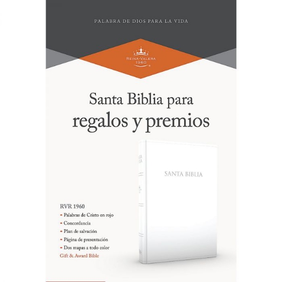 Imagen de Biblia RVR1960 Regalos y premios Blanco imitacion piel