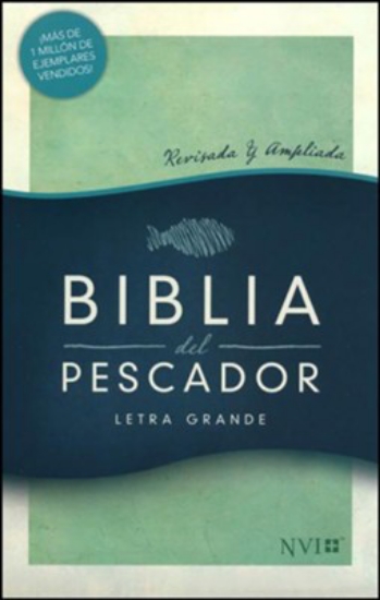 Imagen de Biblia NVI del Pescador, Letra Grande Verde simil piel