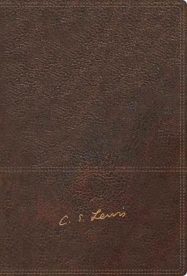 Imagen de Reina Valera Revisada Biblia Reflexiones de C. S. Lewis, Leathersoft, Cafe, Interior a DOS Colores