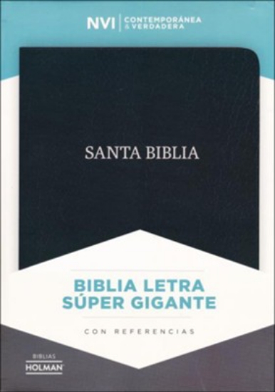 Imagen de NVI Letra Super Gigante negro, piel fabricada