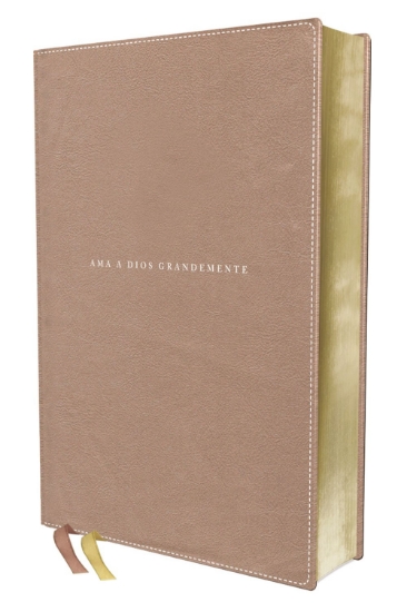 Imagen de Biblia NBLA Ama a Dios Grandemente, Leathersoft, Oro Rosa, Interior a Cuatro Colores