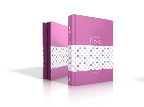 Imagen de Biblia RVR1960 Letra Super Gigante Con Zipper - Lila