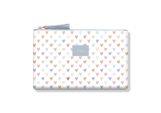 Imagen de Amada - Zipper Pouch Corazones