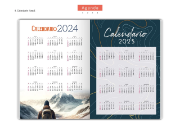 Imagen de Agenda 2024 - Dos Tonos Azul y Verde Tapa Dura