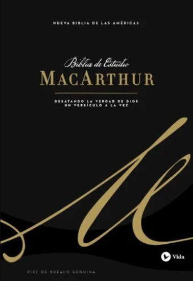 Imagen de Biblia de Estudio MacArthur NBLA, Piel genuina