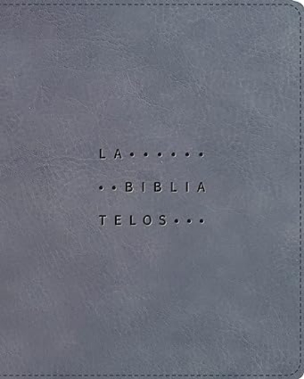 Imagen de NVI (TR 2022) Biblia Telos para jóvenes Piel especial Gris