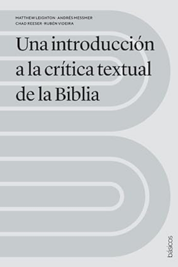Imagen de Una introducción a la crítica textual de la Biblia