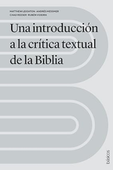 Imagen de Una introduccion a la critica textual de la Biblia