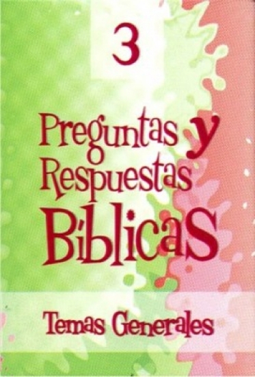 Imagen de Preguntas y respuestas biblicas 3: Temas generales (Caja de carton)