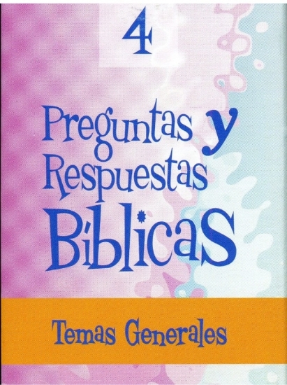 Imagen de Preguntas y respuestas biblicas 4: Temas generales (Caja de carton)